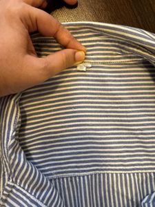 Striped Button-Up Shirt