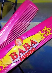 Vintage BABA 10000 Pink Comb Set Of 2