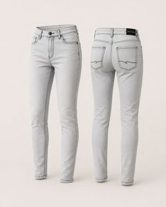 Light Grey Skinny Fit Jeans