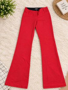 Express Red Flare Pants