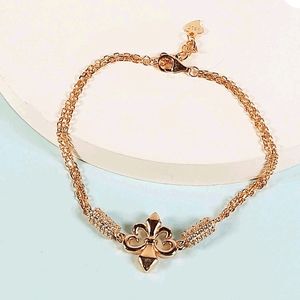 Trident Rose Gold Bracelet For Girl