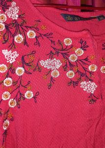 Pink Color Kurta