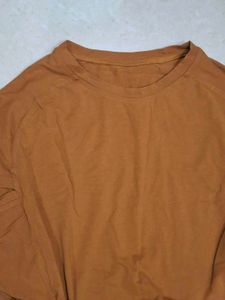 ❗SALE❗Solid dark orange oversized top
