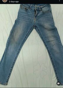 Classic Light Wash Denim Jeans
