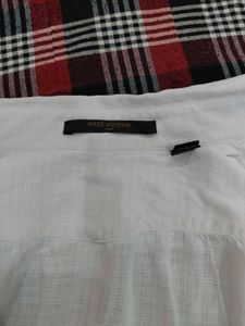 Classic White Long-Sleeve Button-Up Shirt