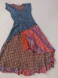 Ethnic Multicolour Full Size Kurti