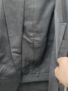 Classic Pinstripe Double-Breasted Suit