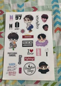 BTS Stickers - Kpop Fan Merch