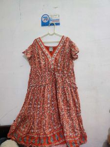 Boho Floral Print Summer Dress