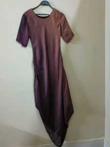 elegant satin dress for girls