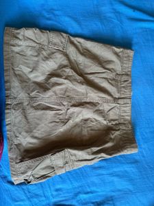 Olive Green Cargo Skirt