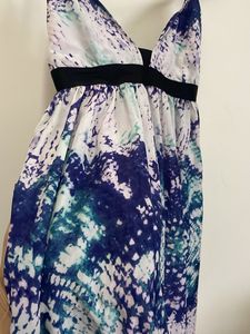 Bohemian Print High-Low Maxi Dress