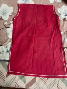 Elegant Red &amp; Beige Rajputi dress Set