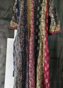 Boho Patchwork Print Maxi Dress