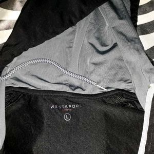 NEW Men's Black Sports Jacket+hoodie
