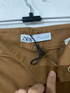 ZARA Brown Cargo Pants