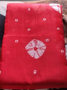 Elegant Red Nandani Saree