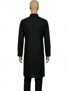 Classic Black Embroidered Kurta Set