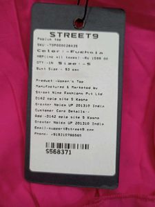 Street 9 Girlish Pink Top