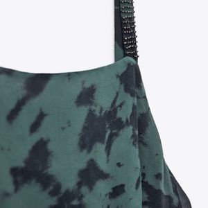 Zara Limited Festive Collection Beaded Strap Dress