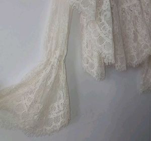Romantic Boho Lace Peplum Blouse✨️🌼