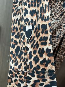 New tag Madame brand Chic Leopard Print Wrap Dress