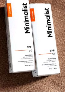 Pack Of 2 Minimalist SPF 50 Sunscreen