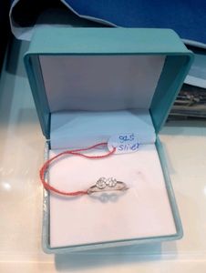 Infinity Diamond  Ring Pure Silver 925