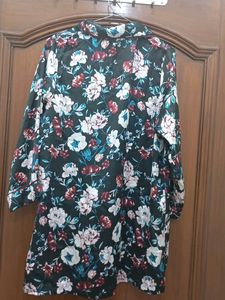 Floral Satin Nightshirt