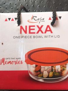 Glass Bowl With Lid