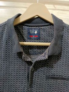 Men's Stylish Printed Polo Shirt
