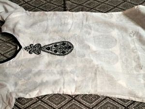 Elegant White Kurta