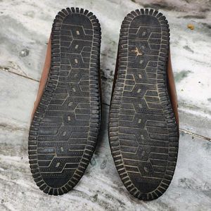 Men's Brown Leather Loafers