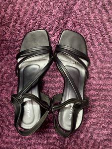 Matte Black Heels