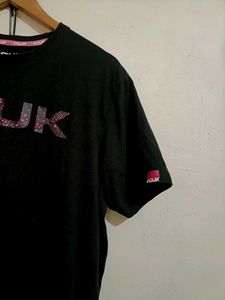 FCUK Black Graphic Tee