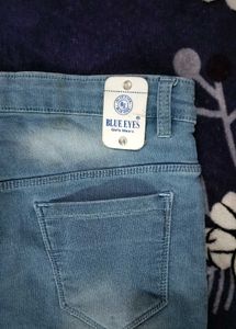 Ripped Light Wash Denim Jeans