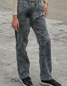 Camouflage Denim Pants
