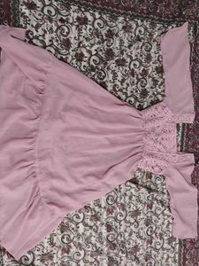 Elegant Pink Ethnic Gown