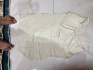 Cream Embroidered Kurta