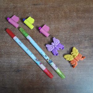 🦋 | Cute Butterfly Colours & Pens