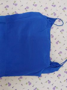 Royal Blue Cowl Neck Maxi Dress