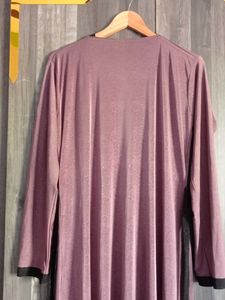Elegant Mauve Abaya