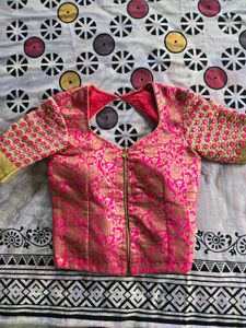 Pink &amp; Gold Blouse