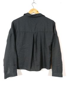Roadster Black Collar Neck Top (Women)