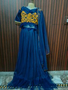 Beautiful Royal Blue Lehenga Choli