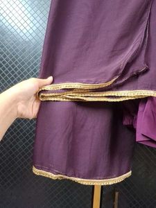 Purple Sequined Suit Set