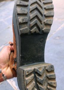 Brown Suede Lace-Up Boots