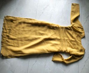Elegant Yellow Embroidered Kurta