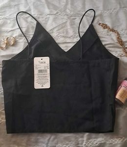 shein black spaghetti strap top