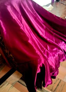 festival , party wear Satin febric Skirt
